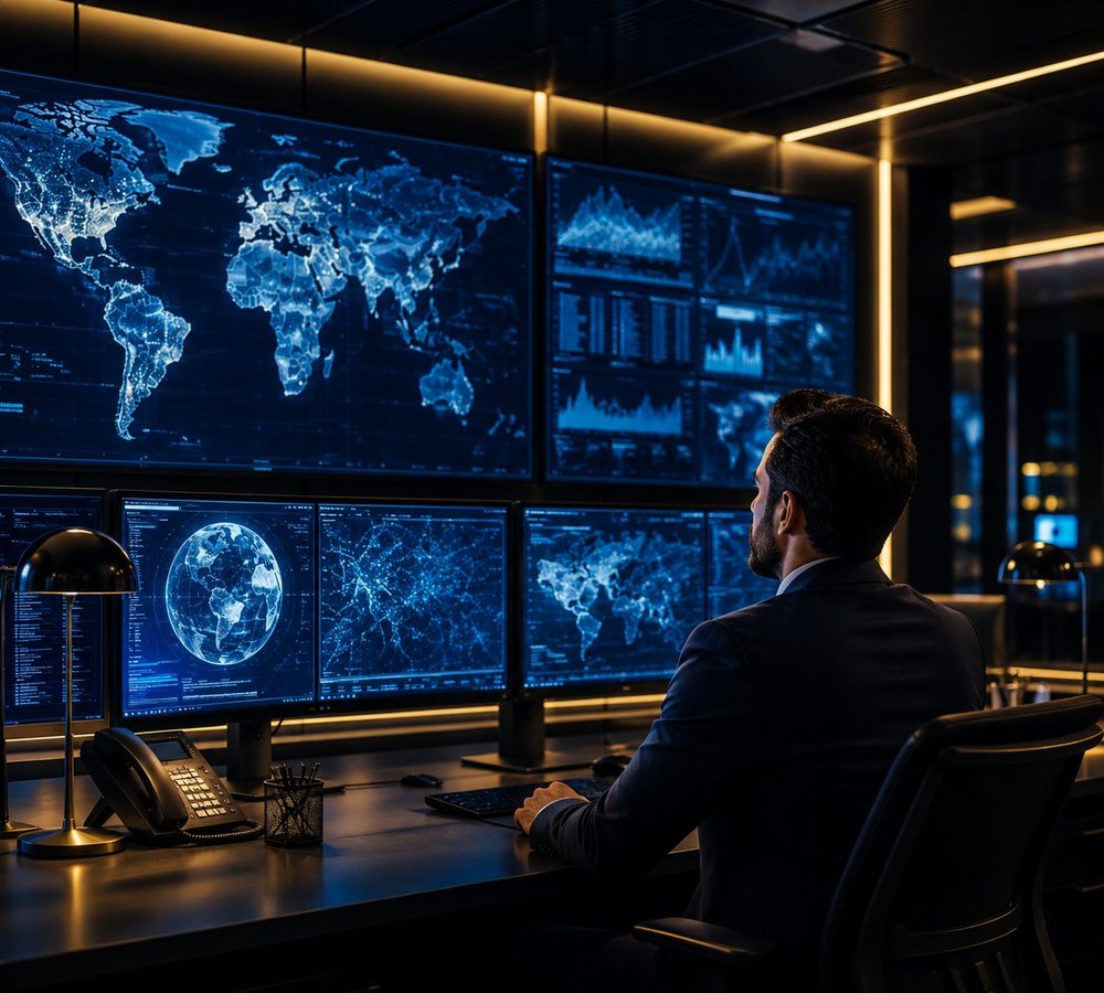 Sala de monitoreo y operación tecnológica de Kersa